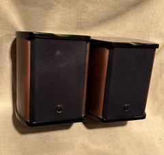 HiVi Swans Swan M-50W Bookshelf Left & Right Speaker Pair TESTED Loud Sounds