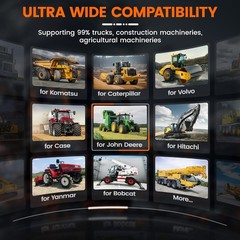Construction Machinery Heavy Duty Truck OBD Scanner Diagnostic for CAT John Deer