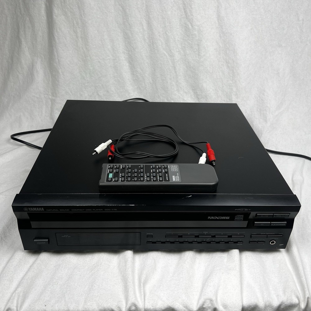 Yamaha Natural Sound CD Player 5-Disc Changer, CDC-775, Tested, Works W Remote