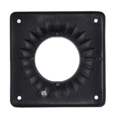 Canby 5.5 In. Black Square Pier Mount Base For 3 Inch Post Top Mounts