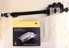 Kodak RODPJS350 Luma 350 Portable Smart Projector and Stand – White