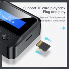 Bluetooth 5.0 Transmitter Receiver EDR Wireless Adapter USB Dongle 3.5mm AUX RCA