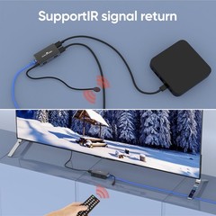 4K HDMI Extender Over Cat5e/6/7 IR Loop Out HDCP 2.2 200ft for Brand