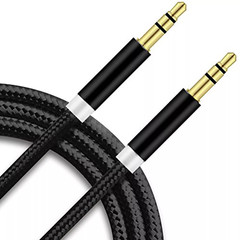High Quality 3.5mm Stereo Audio Cable Extension Male to Male 1M Braided AUX US