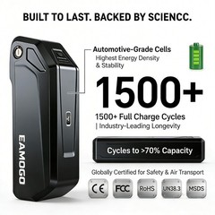 Black 48V 20Ah Battery & Anderson connector Battery BMS