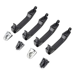 Door Handles Gloss Black Painted 4 PCS for 2014-2019 Silverado Sierra GMC 1500