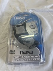AM/FM Radio With Speaker Max’s NR-712 Ultra Slim Compact Design New Sealed