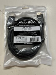 VisionTek 901211 6.6-Feet DisplayPort Male to DisplayPort Male Cable BRAND NEW🔥