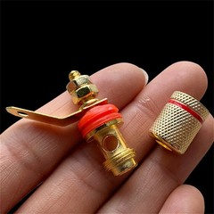 20Pcs Amplifier Speaker Terminal Binding Post 4mm Banana Plug Socket Connector