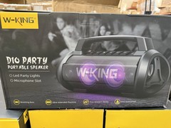 W-KING D10 Portable Speaker Bluetooth Wireless 120W Max Loudest&70W Deep Bass