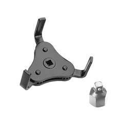 1 PC Car Oil Filter Wrench, 1/2 Metal Heavy Duty Medium Black & White