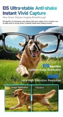 AI Smart Glasses Gradient Lenses Men Women 8MP Camera 4K HD Video Recorder