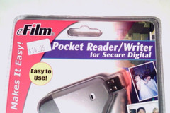 Delkin Devices~eFilm~Pocket Reader/Writer~SD & Memory Stick~Sealed~NOS~Vintage