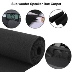 Car DJ Sub Woofer Mat Speaker Box Carpet Trunk Liner Cover Upholstery Black Lot