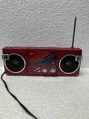 vtg Westminster model FS 2000 Mini red boombox 13” Working Hong Kong