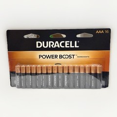 16 Pack Duracell PowerBoost AAA Batteries 1.5V