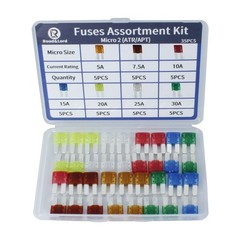 Micro 2 Car Blade Fuses Assortment Kit – Micro2 [Multiple Colors]