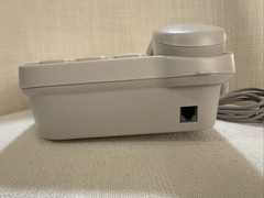 Large Number Big Button Telephone Handset White Home Phone with Speaker & Memory