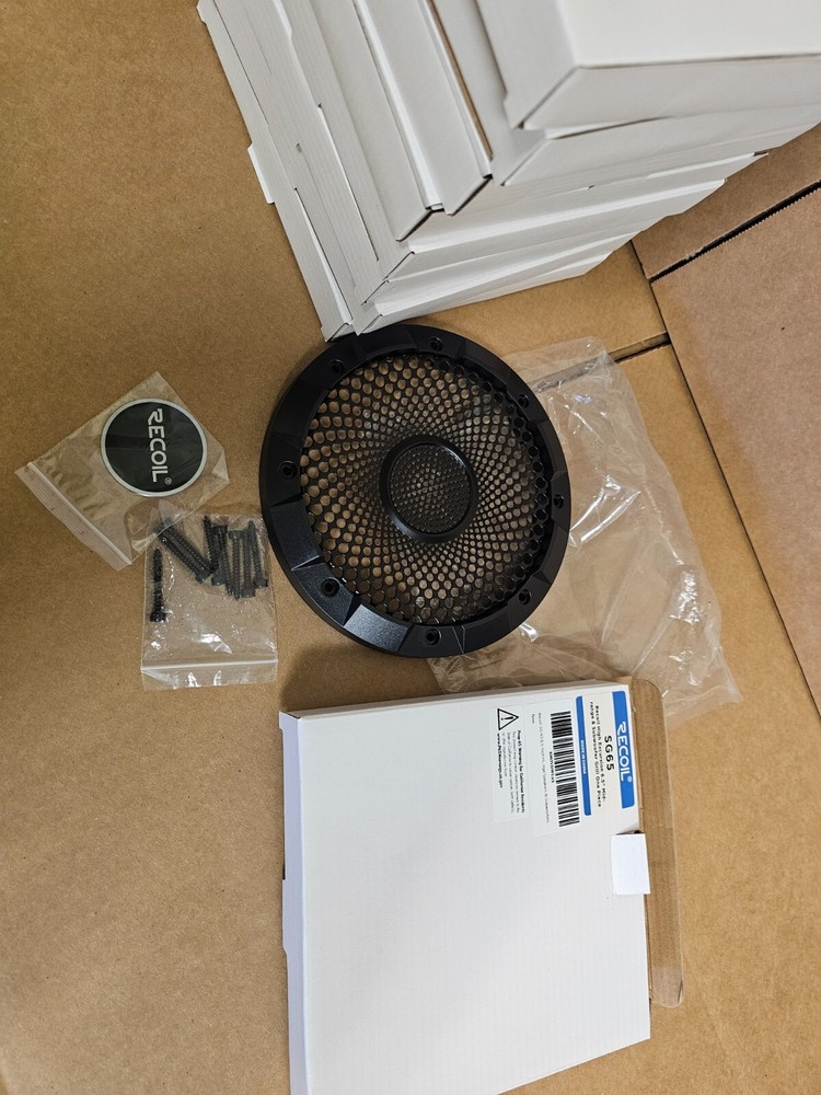1 – 6.5″ 6.5 6 1/2 Inch Inches High Excursion Speaker Grill BRAND NEW