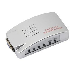 VGA to RCA AdapterComposite VGA to VIDEOS-VIDEO Converterfor HDTV Monitors La…