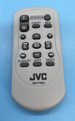 JVC Camcorder Remote Control / RM-V750U / with Battery / Used /Made in Indonesia