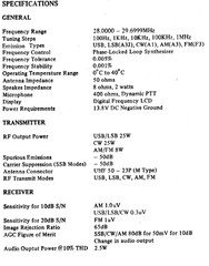 Ranger RCI-2950 26-32MHz 10m 11m AM/FM/SSB/CW CB Radio, Mic, Tested & Working