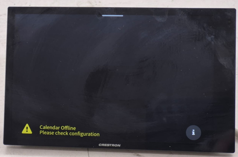 Crestron 7 in. TSS-770-B-S Room Scheduling Touch Screen – Touchscreen Only