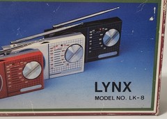 Vintage Lynx AM/FM Portable Radio (Model LK-8) – Made in Hong Kong