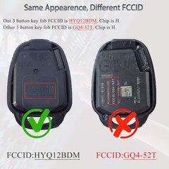 Key Fob Keyless Entry Fits for Toyota Tacoma RAV4 Prius C 4Runner 2013 2014