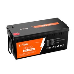 Litime 12V 300Ah LiFePO4 Lithium Battery 3840Wh For RV Marine Solar-refurbished