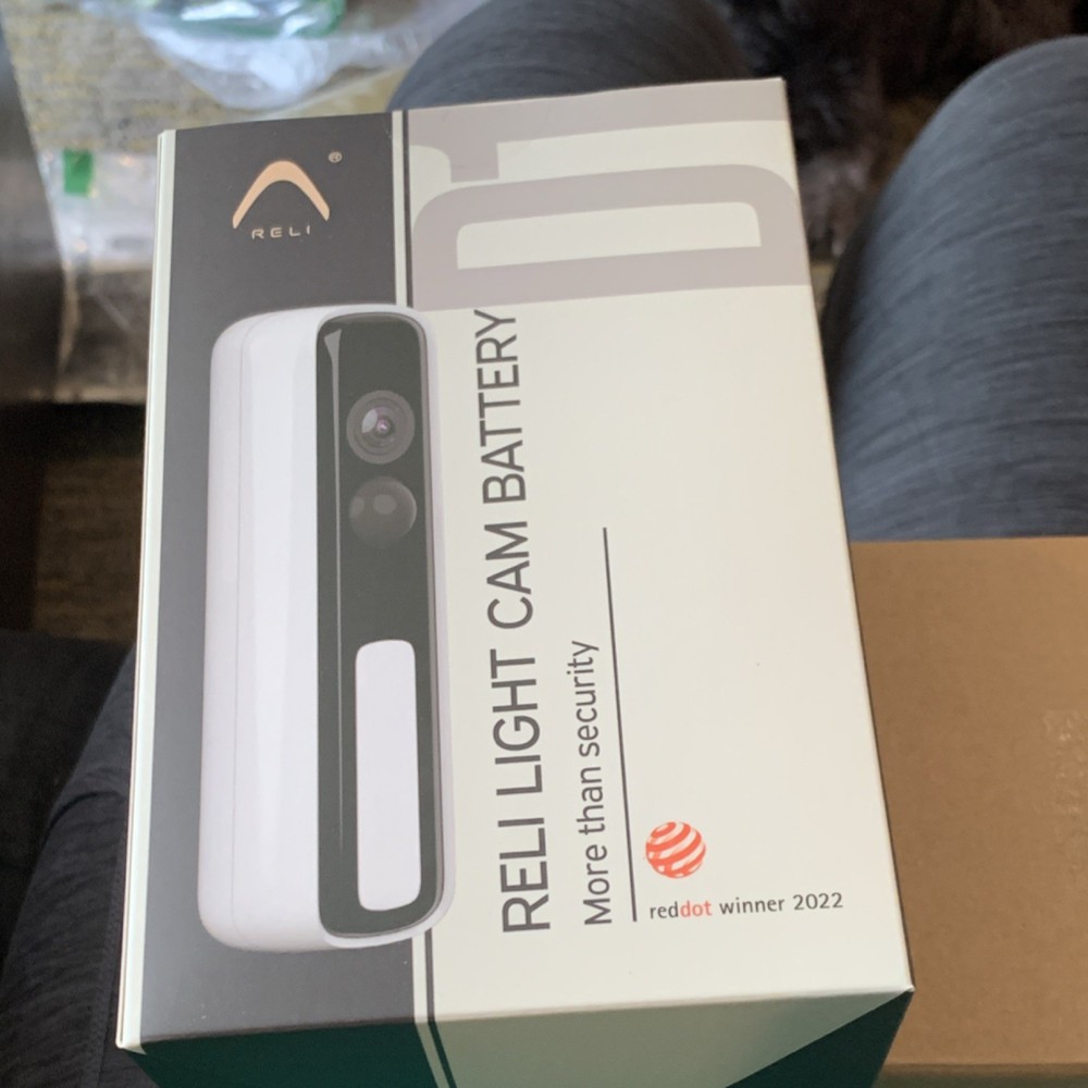Reli Light Cam Battery D1 Wi-Fi Battery Surveillance Camera White/Black
