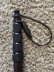 K-Tek KEG-100CC Avalon Series Graphite Boompole 24”- 8’8” Internal Cable.