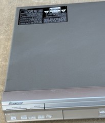 PIONEER DVR-510H-S DVD RECORDER 80GB HDD HARD DRIVE Tested Works! With Remote!