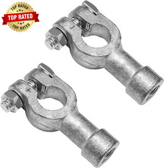 4PCS Car Battery Connectors Positive and Negative Lead Top Post to Side Terminal