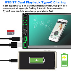 2 Din Car Stereo Radio For Toyota Pickup 1987-1995 Carplay Android Auto GPS Navi