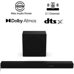 Hisense 3.1 Channel 380W Soundbar w/ Wireless Subwoofer & Dolby Atmos R632