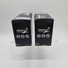 24 Duracell Procell D Constant Alkaline Batteries (2 cartons of 12 each)