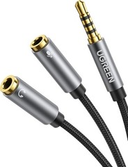 Durable 3.5mm Y Splitter for Headsets – Ideal for Gaming, PC, Laptop, Tablet