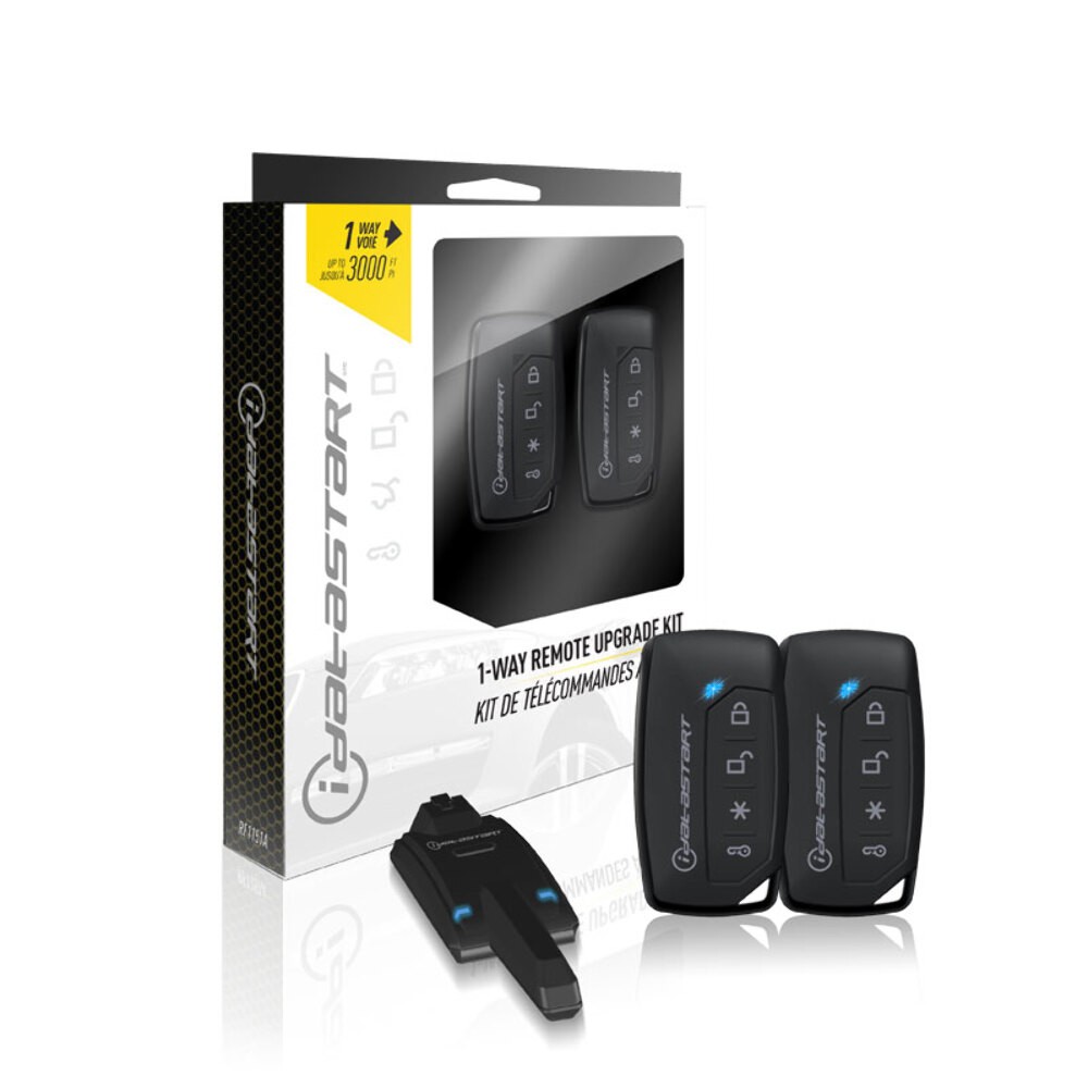 iDatastart RF1151A RF Kit Two 5-button 1-way remote control kit – 3000′ Range