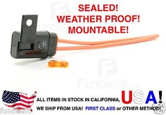 Weather Proof Sealed ATO/ATC Fuse Holder 12AWG Gauge + 5A Fuse Car / Boat marine