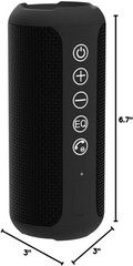 RGB Light Show Portable Speaker – Waterproof, 30 Hours Playtime for Outdoor Fun