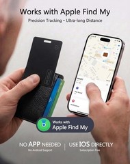Ultra Slim Air Card Tag: 2025 Mfi Certified Wallet Smart Tracker Card – Compatib