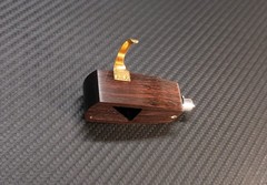 Custom-Made Rosewood Headshell for Denon DL103 cartridges / Azimuth Adjustment