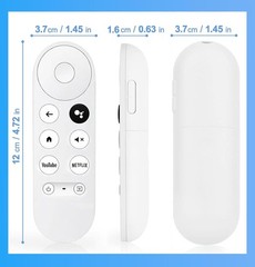 NEW Chromecast with Google TV (4K) – Snow (REMOTE ONLY)