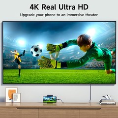 USB C to HDMI Cable 1.5ft/0.5M, 4K, HighSpeed, USB Type C to HDMI Cord Thunde…