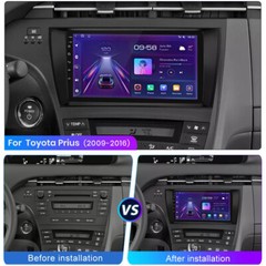 Android 15 For Toyota Prius 2010-2015 Carplay Car Stereo Radio 32GB GPS + Camera