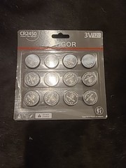 12 Pack New CR2450 / 2450 Lithium 3V Battery