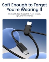AR Smart Glasses USB-C Cable, 20Gbps USB 3.2 Gen2 Data & 60W Fast 6.6 FT（2M）