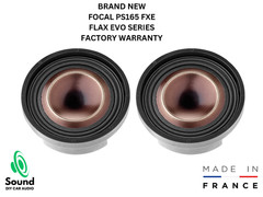 Focal PS165FXE – 6.5″ (16,5 CM) 2-Way Component Speaker Set FLAX EVO Series-WARR