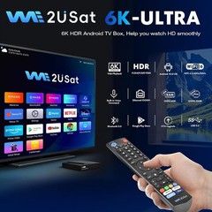 We2USat K3 PRO Android TV Box 4K HDR Set-Top Box